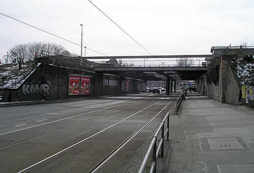 Bahn- / Gruenauer Strasse  Johannisthal Kaiser-Wilhelm-Platz